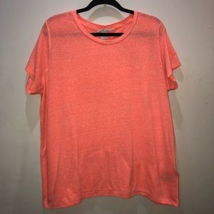H&M neon orange shirt